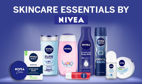 Skincare essentials by Nivea 